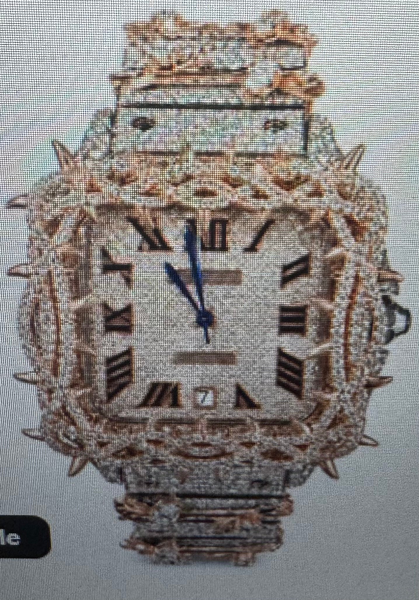 Moissanite thorn watch